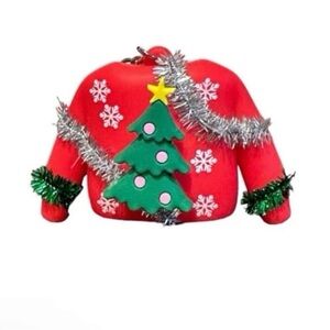 Bath and Body Works Ugly Tinsel Sweater Pocketbac Holder